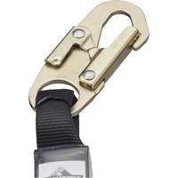 SA-5500-4 Shock Absorbing Lanyard, 4', Snap Hook Center, Snap Hook Leg Ends, Galvanized Steel Absolute Business Supply