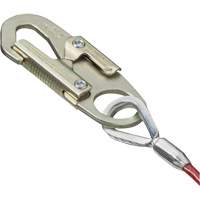 SA-5500-4 Shock Absorbing Lanyard, 4', Snap Hook Center, Snap Hook Leg Ends, Galvanized Steel Absolute Business Supply