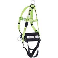 FBH10000L1020-S  Contractor Series Safety Harness with Positioning Belt, CSA Certified, Class AP, Small Absolute Business Supply