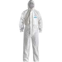 CoverMe XP1800  Type 5/6 Coveralls with Hood, Medium, White, Microporous Absolute Business Supply