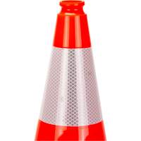 Premium Traffic Cone, 18", Orange, 6" Reflective Collar(s) Absolute Business Supply