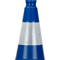 Premium Traffic Cone, 28", Blue, 4" Reflective Collar(s) Absolute Business Supply
