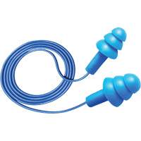 Hush 50-25 Reusable Metal Detectable Earplugs, Corded, One-Size, Bulk - Box, 25 NRR dB Absolute Business Supply
