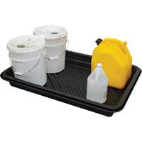 Spill Tray, 24" L x 36" W x 4.5" H, 18 US gal. Spill Capacity Absolute Business Supply