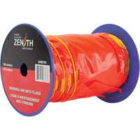 Warning Line with Flags, 328' L, Orange/Yellow Absolute Business Supply