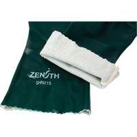 Double Dipped Green Gloves, 14" L, PVC, Cotton Jersey Inner Lining, 70-mil Absolute Business Supply