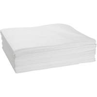 Feuilles absorbantes li&eacute;es, Huile seulement, 15" x 19", 10 gal. d'absorption Absolute Business Supply