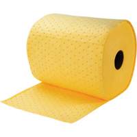 Rouleaux absorbants li&eacute;es, Poids moyen, 150' lo x 15" la, Absorption 8 gal. Absolute Business Supply