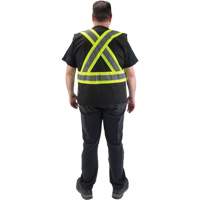Veste d'arpenteur conforme aux normes de la CSA, Noir, Moyen, Polyester Absolute Business Supply