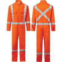 Combinaison FR Bizflame 88/12 Iona 7 oz. FR510, Taille 36, Orange Absolute Business Supply