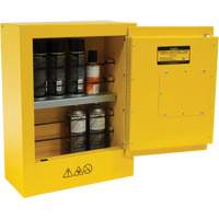 Armoire de s&eacute;curit&eacute; miniature pour produits inflammables, 2 gal., 1 Porte(s), 17" La x 22" h x 8" p Absolute Business Supply