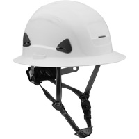 Fibre Metal Climbing Style Helmet with Full Brim, Meets CSA Type 2, Ratchet Suspension, Non-Vented Absolute Business Supply
