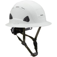 Fibre Metal Climbing Style Helmet with Full Brim, Meets CSA Type 2, Ratchet Suspension, Vented Absolute Business Supply
