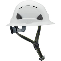 Fibre Metal Climbing Style Helmet with Full Brim, Meets CSA Type 2, Ratchet Suspension, Vented Absolute Business Supply