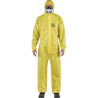 AlphaTec&reg; 2300 STANDARD Bound Model 147 Coveralls, Small, Yellow, Polyethylene Laminate/Polypropylene Absolute Business Supply