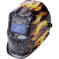 VIKING 1740 Ignition Auto-Darkening Welding Helmet, 3.78" L x 1.67" W View Area, 9 - 13 Shade Range Absolute Business Supply