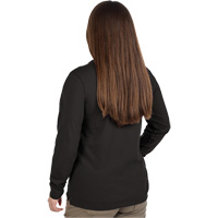 GRIDIRON Long Sleeve Pocket T-Shirt, Women's, X-Small, Blue Absolute Business Supply