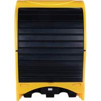 2-Drum Hard Cover Spill Pallet, 43.11" L x 61.61" W x 83.07" H, 1433 lbs. Load Capacity Absolute Business Supply
