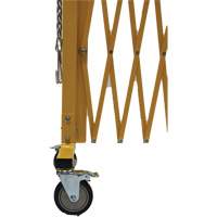 Barri&egrave;re extensible, 84" h x 20' lo, Jaune Absolute Business Supply
