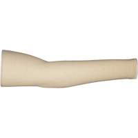 Manchette de protection pour des t&acirc;ches &agrave; faible risque PKCW KnitActiv –  emballage pour machines distributrices, 18", Coton, Beige Absolute Business Supply