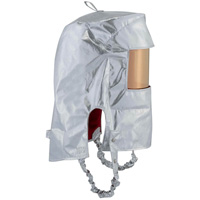 Cagoule r&eacute;fl&eacute;chissant la chaleur avec fen&ecirc;tre transparente dor&eacute;e Absolute Business Supply