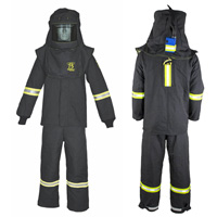 Ensemble de manteau contre l'arc &eacute;lectrique TCG moyen avec courroie de sortie, 75 cal/cm² Absolute Business Supply