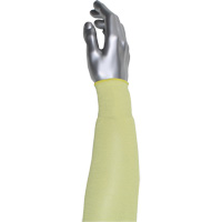 Manchette r&eacute;sistante &agrave; la coupe &agrave; pli unique Kut Gard, Aramide/ATA, 10", ASTM ANSI niveau A4, Jaune Absolute Business Supply