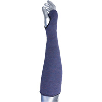 Kut Gard&reg; ECO Series 2-Ply ASP Sleeve with Thumb Hole, Aramid, 14", ASTM ANSI Level A3, Purple Absolute Business Supply