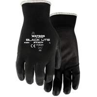 391 Stealth Black Lite Gloves, X-Small, Polyurethane Coating, Polyester Shell Absolute Business Supply