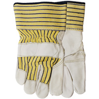 Poor Boy Gloves, One Size, Grain Cowhide Palm Absolute Business Supply