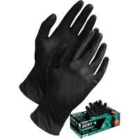 Gants jetables Deny, Petit, Nitrile, 6 mils, Sans poudre, Noir Absolute Business Supply