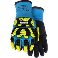 9393TPR Stealth Black Ops Winter Impact Gloves, Small, Foam Latex Palm, Knit Wrist Cuff Absolute Business Supply