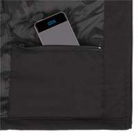 Veste chauffante Softshell, Hommes, Petit, Noir Absolute Business Supply