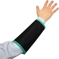 Kut Gard&reg; 2-Ply Cane Mesh Sleeve, Nylon, 9", ASTM ANSI Level A4, Black Absolute Business Supply