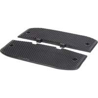Speed Hump End Caps, Rubber, 3' L x 20" W x 2" H Absolute Business Supply