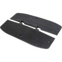 Speed Hump End Caps, Rubber, 2' L x 16" W x 1-1/4" H Absolute Business Supply