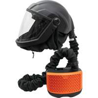 Respirateur &agrave; adduction d'air purifi&eacute; avec visi&egrave;re et ensemble de ventilation PEAKAIR DEFENDER, Respirateur &agrave; masque, Pile Lithium-ion Absolute Business Supply