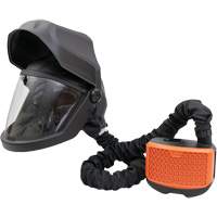 PEAKAIR DEFENDER Visor with Flip-Front & X90VX Blower Kit, Facepiece Respirator/Welding Helmet, Lithium-Ion Battery Absolute Business Supply