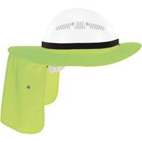 Visi&egrave;re universelle avec protection de la nuque pour casque de s&eacute;curit&eacute; Chill-Its 6661, Lime haute visibilit&eacute; Absolute Business Supply