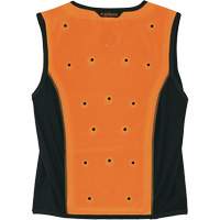 Chill-Its 6685 Dry Evaporative Cooling Vest with Zipper Closure, Medium, Orange Absolute Business Supply