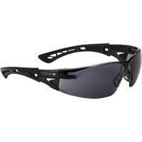Lunettes de s&eacute;curit&eacute; Rush + BSSI, Lentille Fum&eacute;e/Gris, Antibu&eacute;e/Anti-&eacute;gratignures, ANSI Z87+ Absolute Business Supply