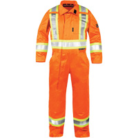 Combinaison ignifuge haute visibilit&eacute;, Taille Petit, Orange Absolute Business Supply