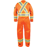 Combinaison ignifuge haute visibilit&eacute;, Taille Petit, Orange Absolute Business Supply