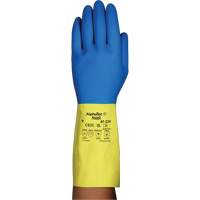 Alphatec&reg; 87-224 Chemical-Resistant Gloves, Size 10, 12.8" L, Neoprene/Rubber Latex, Cotton/Flock-Lined Inner Lining, 26.8-mil Absolute Business Supply
