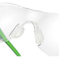Adapt Lite Grey/Green Safety Glasses, Clear Lens, Anti-Fog/Anti-Scratch, ANSI Z87+/Meets/Exceeds CSA Z94.3 Absolute Business Supply