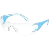 Adapt Lite Blue/White Safety Glasses, Clear Lens, Anti-Fog/Anti-Scratch, ANSI Z87+/Meets/Exceeds CSA Z94.3 Absolute Business Supply