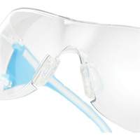 Adapt Lite Blue/White Safety Glasses, Clear Lens, Anti-Fog/Anti-Scratch, ANSI Z87+/Meets/Exceeds CSA Z94.3 Absolute Business Supply