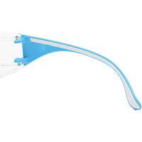 Adapt Lite Blue/White Safety Glasses, Clear Lens, Anti-Fog/Anti-Scratch, ANSI Z87+/Meets/Exceeds CSA Z94.3 Absolute Business Supply