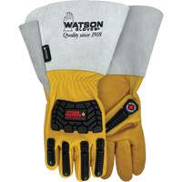 Storm Trooper Water-Resistant Gloves, Small, Cowhide Palm, Gauntlet Cuff Absolute Business Supply