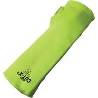 Cut-X&reg; Cut-Resistant Sleeve with Thumb Hole, Fibreglass/Polyethylene, 10", ASTM ANSI Level A4, High Visibility Lime Absolute Business Supply
